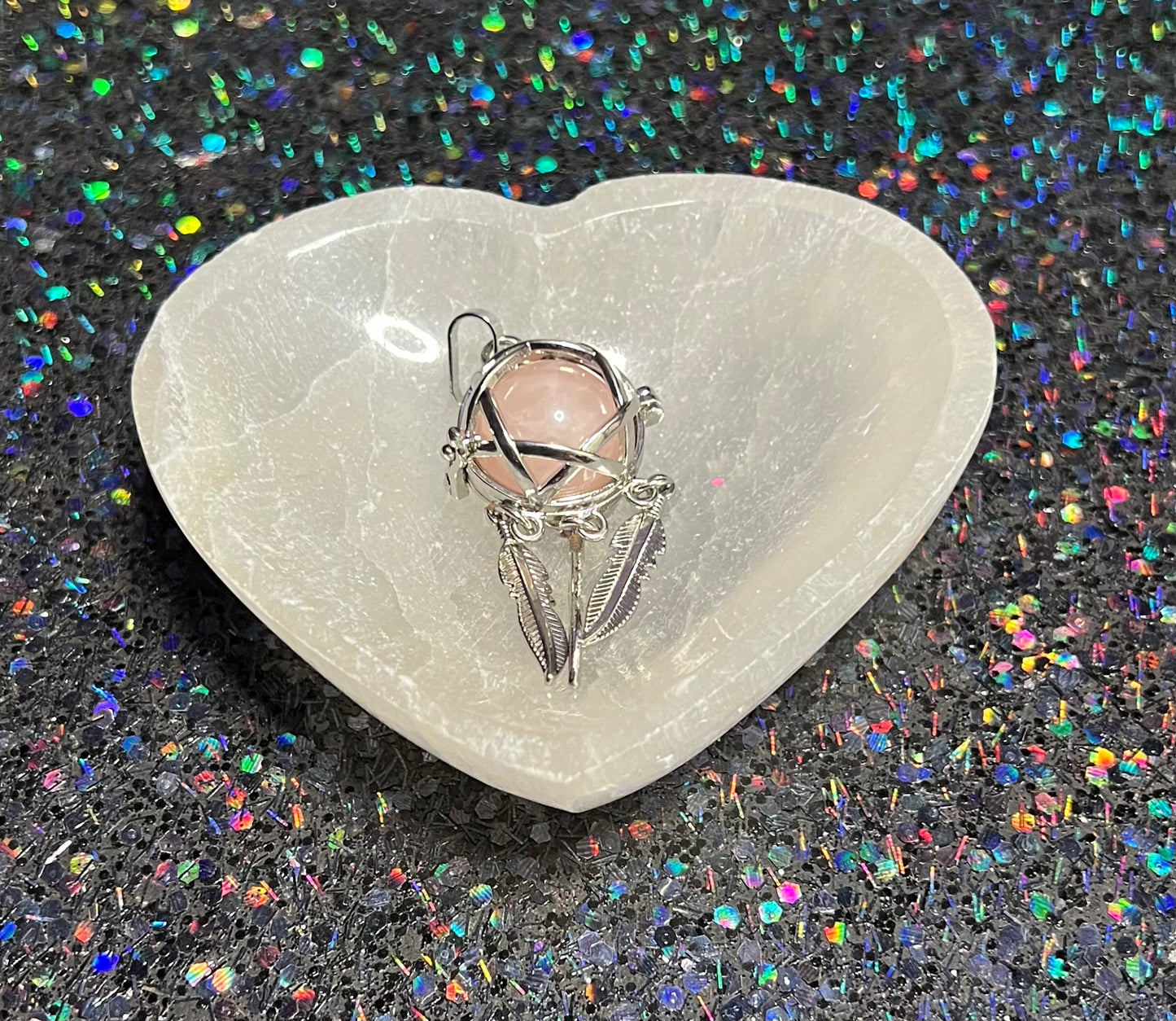 Open Dreamcatcher Cage Necklace