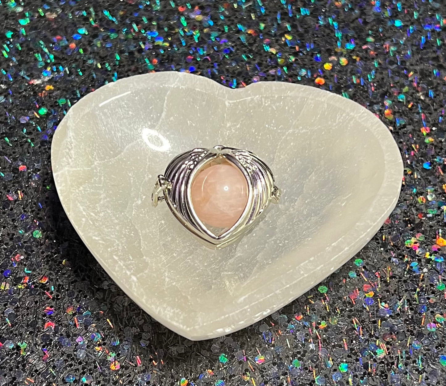 Angel Wing Interchangeable Cage Necklace