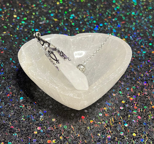 Clear Quartz Pendulum